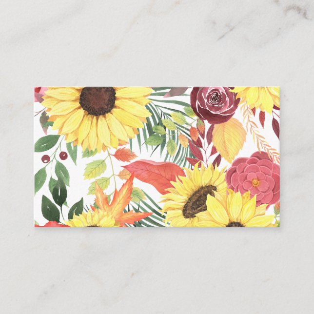 Carte De Visite Gown floral (Devant)