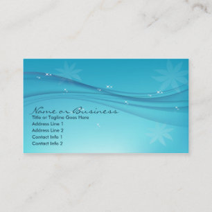 Carte De Visite grâce bleue