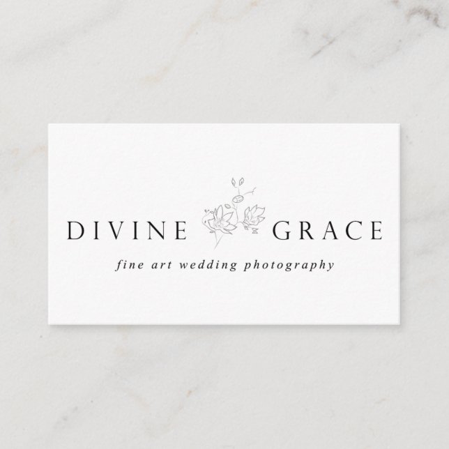 Carte De Visite Grâce divine (Devant)