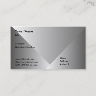 Carte De Visite Gradient-Affaires grises