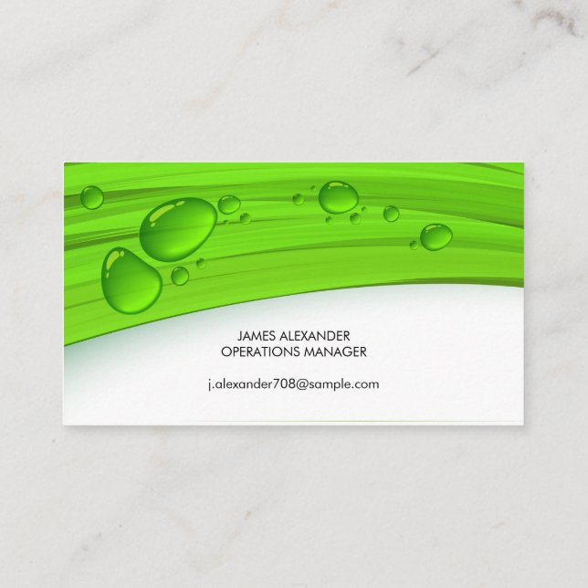 Carte De Visite Gradient ambré de miel liquide (Dos)