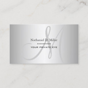 Carte De Visite Gradient gris argenté DO-IT-YOURSELF