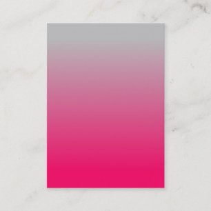 Carte De Visite Gradient rose et gris