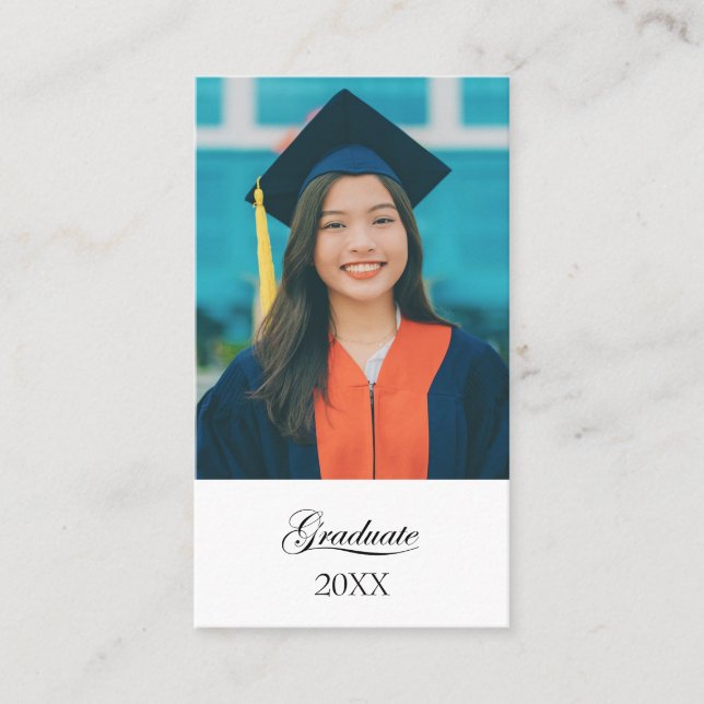 Carte De Visite Graduation "Pizza Fund" Enclosure card (Devant)