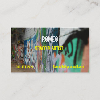 Carte de visite Graffiti