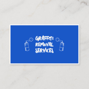 Carte De Visite Graffiti Retrait Services Entretien Peinture Netto