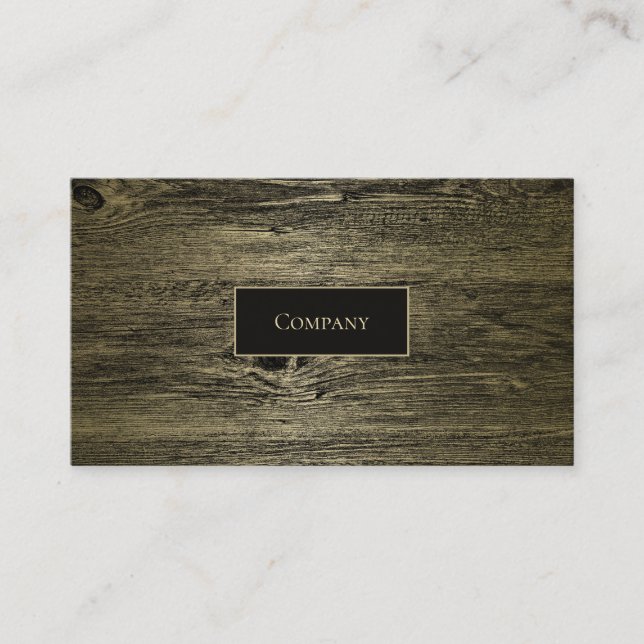 Carte De Visite Grain Gold Luxury (Devant)
