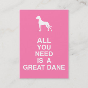 Carte De Visite Grand Danois