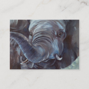 Carte De Visite Grand garçon ArtCard d'éléphant
