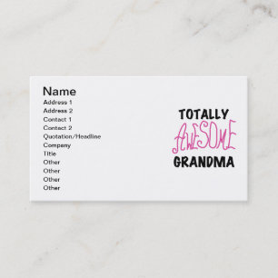 Carte De Visite Grand-maman totalement impressionnante - T-shirts