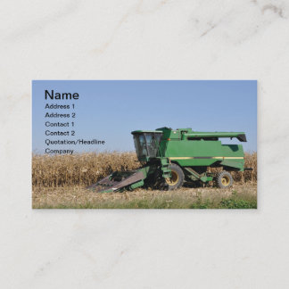 Carte De Visite grand matériel agricole
