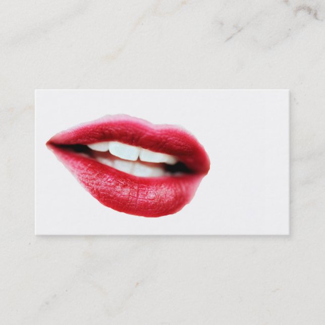 Carte De Visite grande bouche (Devant)