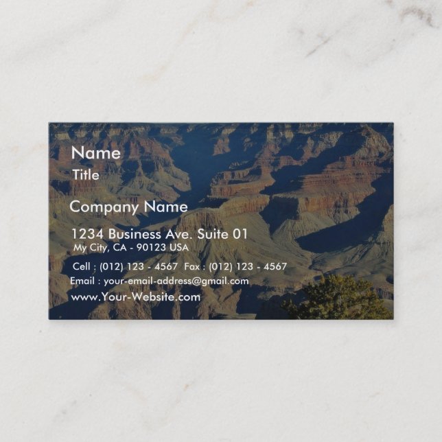Carte De Visite Grande Canyon vue (Devant)