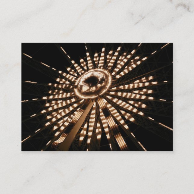 Carte De Visite Grande Roue, Mini Photo (Devant)
