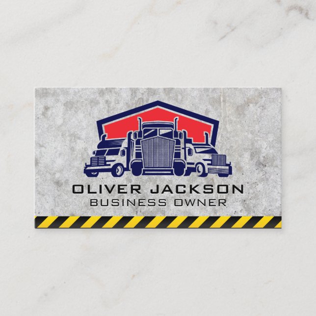 Carte De Visite Grands camions | Constructeur | Construction (Devant)