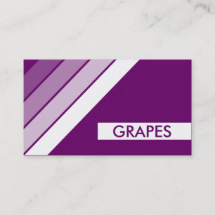 Carte De Visite GRAPES rétro