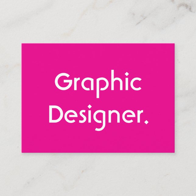 Carte de visite Graphic Designer (Devant)