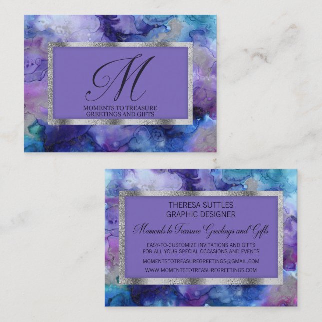 Carte de visite Graphic Designer (Devant / Derrière)