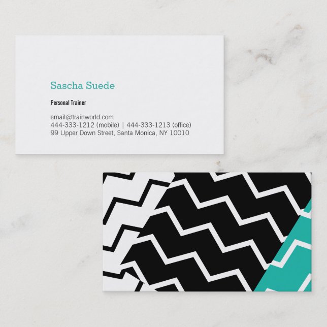 Carte De Visite Graphique (Devant / Derrière)