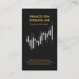 Carte De Visite Graphique d'échange créatif minimaliste de Stock