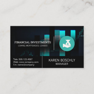 Carte De Visite Graphique du marché stock   Sacs