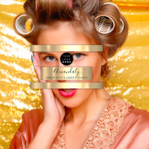 Carte De Visite Graphiste professionnel Lash Logo personnalisé Go