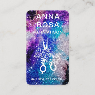 Carte De Visite *~* Gras Abstrait PARTIES SCINTILLANT cheveux QR L