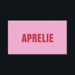 Carte De Visite Gras brillant moderne rose rouge Créatif Professio<br><div class="desc">Unique Bold brillant moderne rouge rose créative Carte de visite professionnel</div>