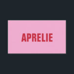 Carte De Visite Gras brillant moderne rose rouge Créatif Professio<br><div class="desc">Unique Bold brillant moderne rouge rose créative Carte de visite professionnel</div>