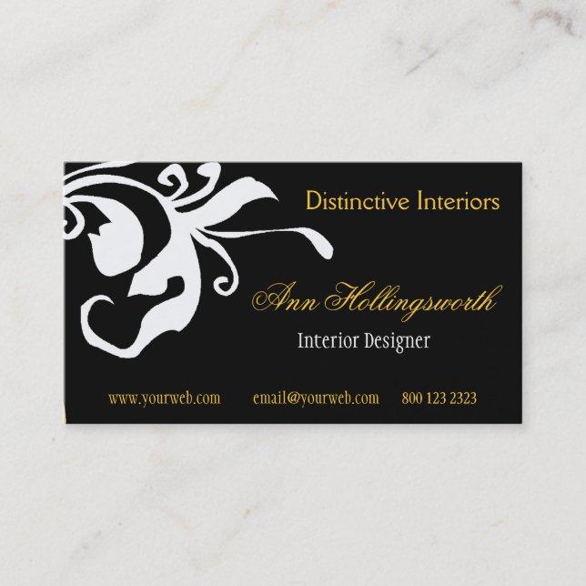 Carte De Visite Gras Flower Summer Spring Daylial Floral (Devant)