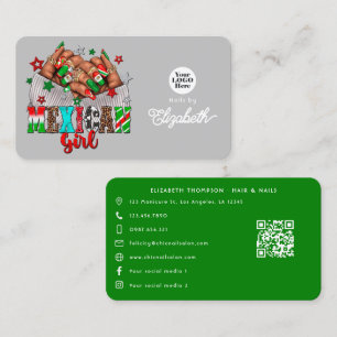 Carte De Visite Gras mexicain Nail Salon
