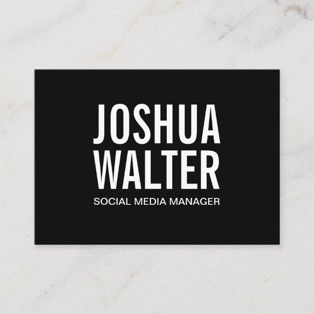 Carte De Visite Gras simple (Devant)