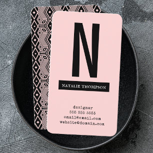 Carte De Visite Gras Simple tendance Professionnel Moderne Minimal