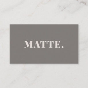 Carte De Visite Gray Moderne Elegant Minimaliste Professionnel