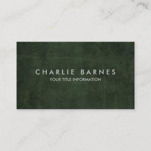 Carte de visite Green Grunge