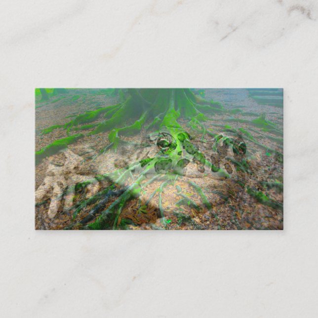 Carte De Visite Grenouille mousseuse (Devant)