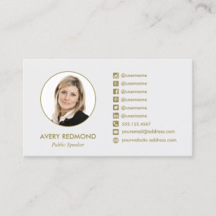 Carte De Visite Greray Professional Ajouter une photo Médias socia