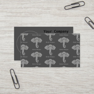 Carte De Visite Grey Elephant Famille Accueil Adresse Républicaine