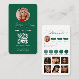 Carte De Visite Grille d'alimentation des personnes influentes Méd