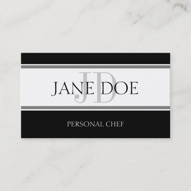 Carte De Visite Grille de chef personnel sans fil (Devant)