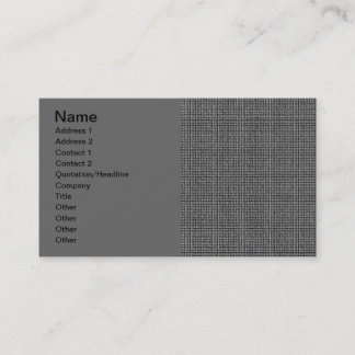 CARTE DE VISITE GRILLE GRIS GRIS BUSINESS MODERN GRILLE STYLEBACKG