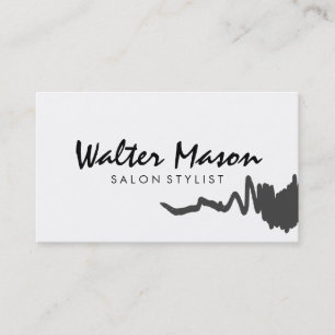 Carte De Visite Gris brossé