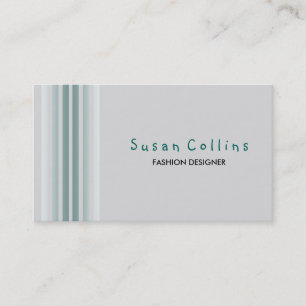 Carte De Visite Gris d'ardoise gris simple