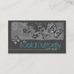 CARTE DE VISITE GRIS DE PAPILLON DE 311 SOCIAL