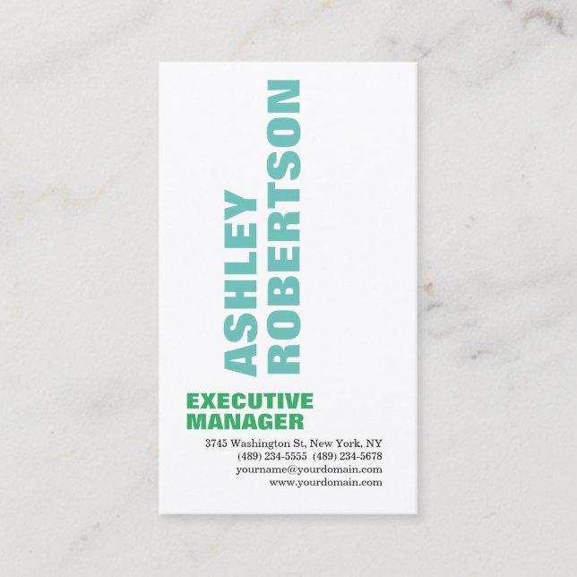 Carte De Visite Gris Gris Gris Gris Moderne Professionnel Minimali (Devant)