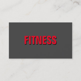 Carte De Visite Gris Rouge Unique Unique Personal Trainer