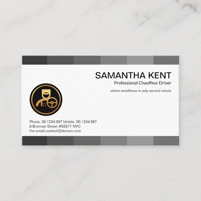 Carte De Visite Gris Tirages de teinte main-d'oeuvre Recrutement (Devant)