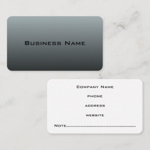 Carte de Visite Grise Professionnelle