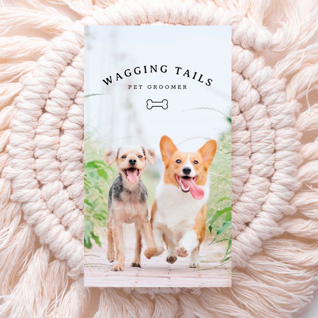 Carte de visite Groomer animal (Créateur téléchargé)