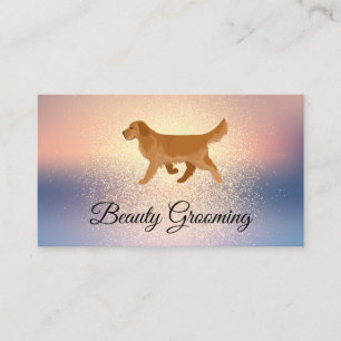 Carte De Visite Groomer de chien de beauté Chien courant